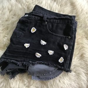 Vintage Flower Daisy Dukes